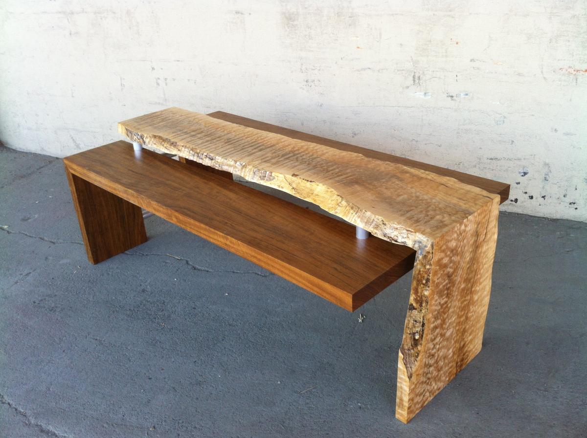 Waterfall Coffee table Northwest Woodworkers Gallery