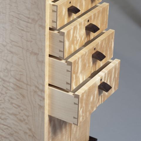 Quilted Writing Desk 