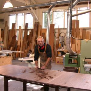 Robert in his workshop